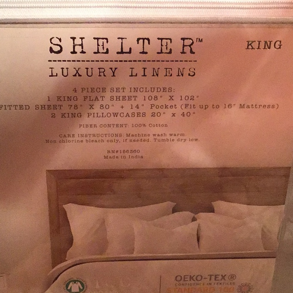 Brand New King Size sheets